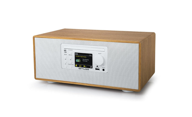 Muse M-695DBTW Cd Micro System With Bluetooth, Fm Dab + Radio And USB Port