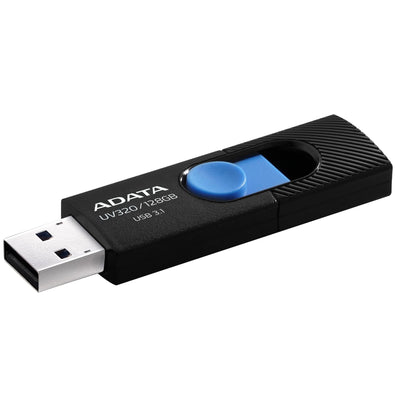 ADATA USB Flash Drive UV320, 128GB, USB 3.0, Black And Blue — image 1