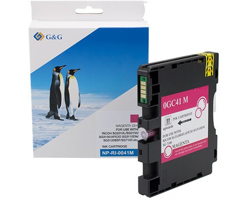 G&g Ink Compatible With Ricoh GC41M/ 405767 Xl-magenta