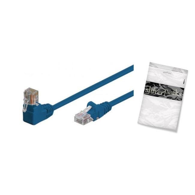 Shiverpeaks Network Cable CAT.6 S/FTP Pimf Winkel-recto Blue 0,5M