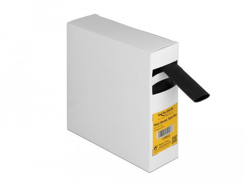 Tubo Termorretráctil Box, With Adhesive Indoor Schrumpfungsrate 3:1, 5M X 19,1MM Black — image 1