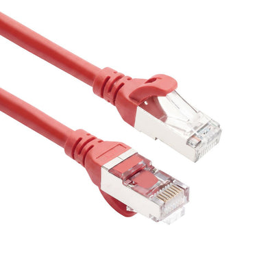 Red 5 Meters Tpe S FTP CAT.6A Ultra-flex Patch Cable Snagless With RJ45 Connectors — image 1