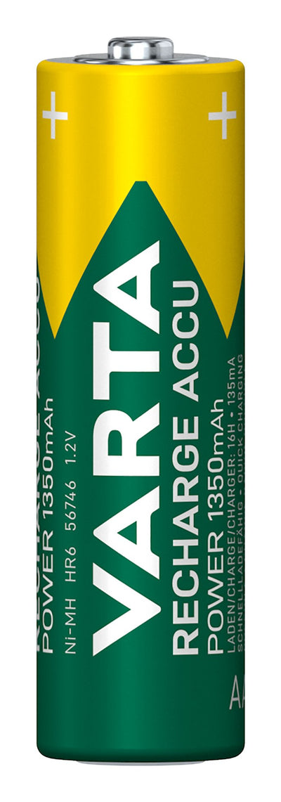 Varta Battery Rechargeable Power Type Aa 1350MAH Ready To Use Pack 4 — image 1