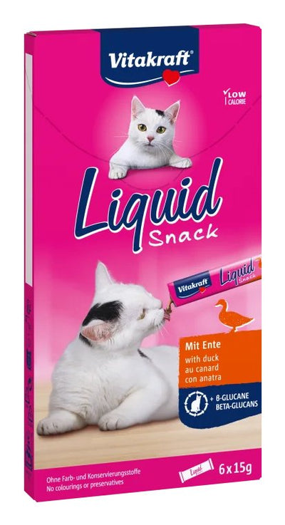 Vitakraft Golosinas Gatos Snack Líquido Pato 6 X 15G — image 1