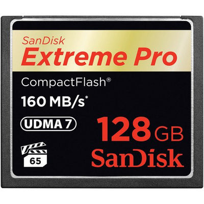 SanDisk Compact Flash 128GB Extreme Pro Cf 160MB/S 128GB Vpg 65 — image 1