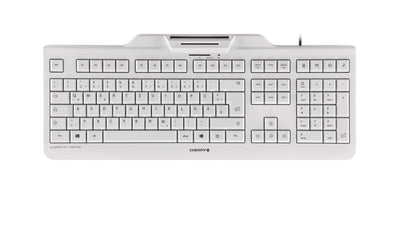 Cherry Kc 1000 Sc Keyboard USB Qwertz German Grey — image 1