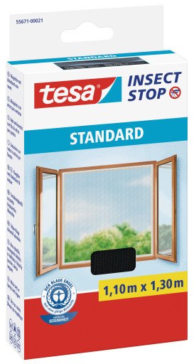 Tesa Mosquitera Standard Tape Velcro 1,1X1,3M Antracita