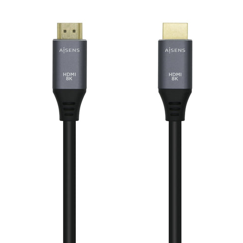 Aisens HDMI Cable V2.1 Ultra High Speed 8K@60HZ 48Gbps - a/m-a/M - 3M - Black — image 1
