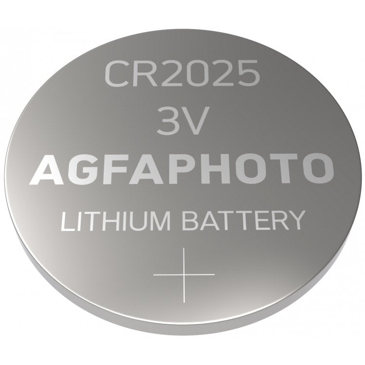 Agfaphoto Battery Lithium CR2025, 3V Extreme, Retail Blister (5-PACK)
