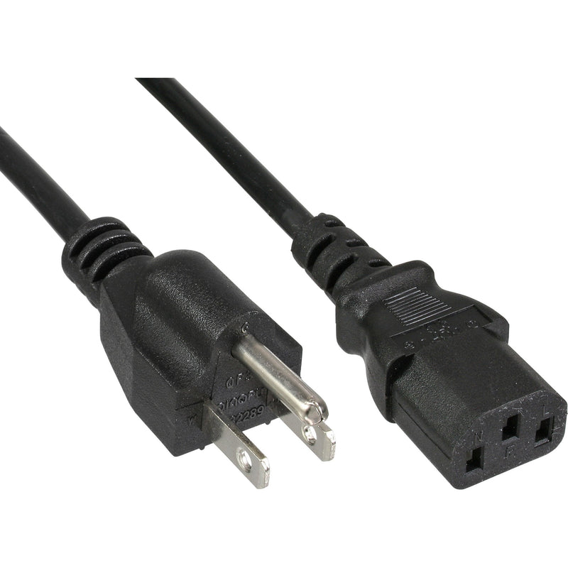 Inline Cable Power Plug Power Ee. Uu. a Connector IEC C13 3 Pines 18 Awg 1,8M