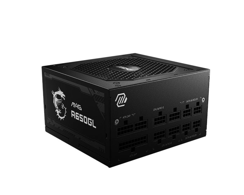 MSI Power Supply ATX 650W Mpg A650GL 120MM 80PLUS Gold