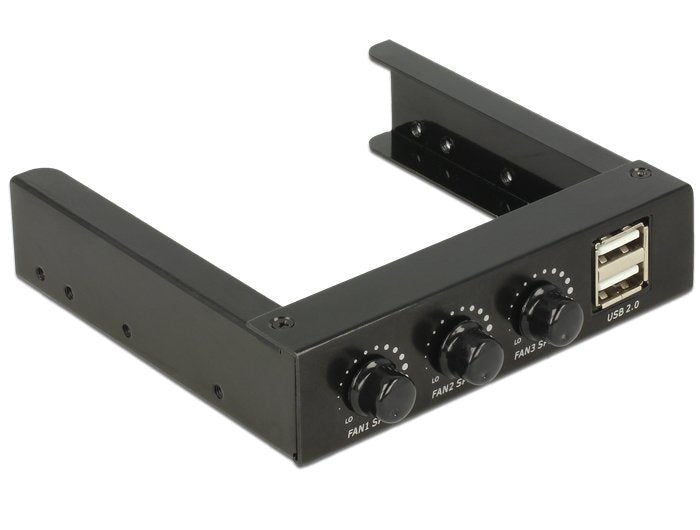 Delock 3.5 Front Panel 2 X USB 2.0 And Fan Control - Conexiones Am Vorderen Bedienfeld Des Speicherschachts -
