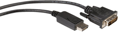 Roline 11.04.5771 Adapter Cable Vídeo 1M DisplayPort DVI-d Black — image 1