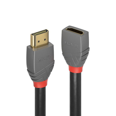 Lindy HDMI 2.0 Cable Extensión 3M, Line Anthra — image 1