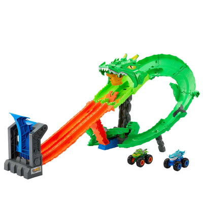 Hot Wheels Pista Dragon Destruction Monster Trucks — image 1