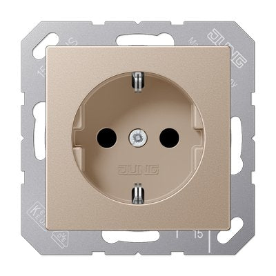 Jung A1520CH Schuko Socket Power 16A 250V a Champagner