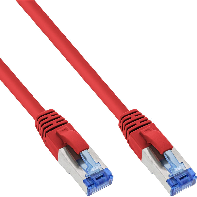 Inline Network Cable S/FTP Pimf CAT.6A Libre Halógenos 500MHZ Red 2M