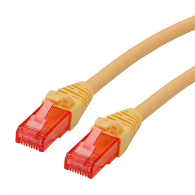 Roline Network Cable CAT.6 UTP, Component Level, Lsoh, Yellow 1M — image 1