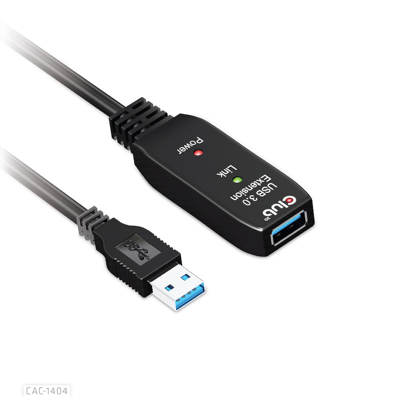 CLUB3D USB Cable 3.2 GEN1 Repetidor Activo Cable M / F 28AWG, 5M