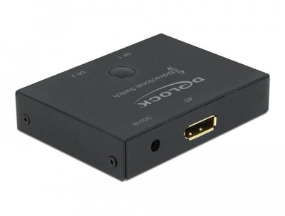 Delock DisplayPort 2 - 1 Conmutador Bidireccional 8K 30 HZ — image 1