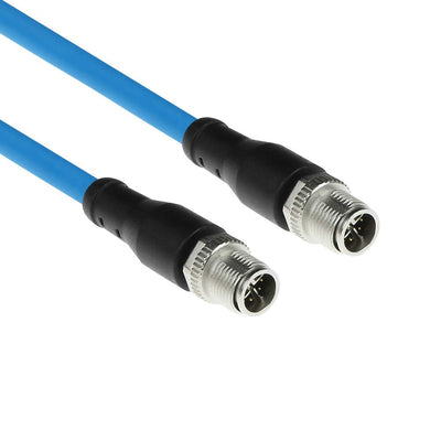 Industrial 1.50 Meters Sensor Cable M12X 8-PIN Male To M12X 8-PIN Male, Superflex Sf UTP Tpe Cable Shielded — image 1