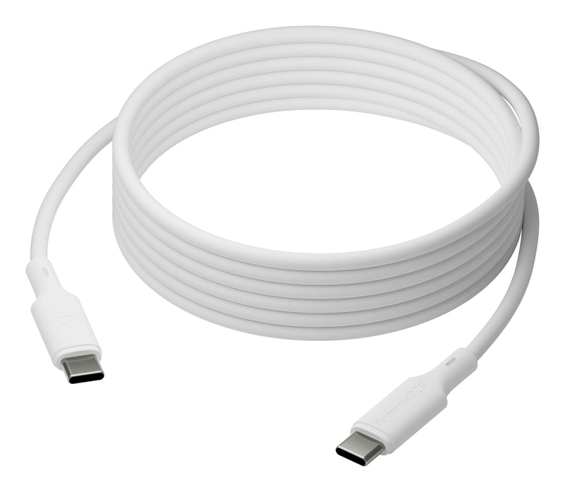 DBRAMANTE1928 It USB Cable 24 Pin USB-C (m) a 24 Pin USB-C (m) 3M Suministro Power USB (100W) White