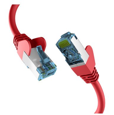 Efb RJ45 Network Cable With CAT.7 Rohcable Red 7,5M — image 1