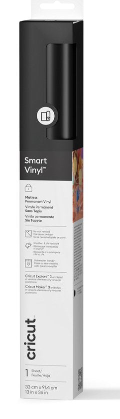 Cricut Smart Vinyl Permanente Black Matte