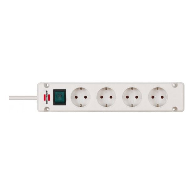 Brennenstuhl Base Plug 4VÍAS White 1,5M H05VV-F 3G1.5