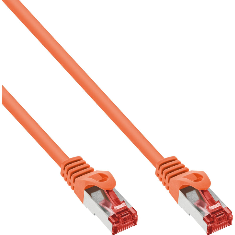 Inline Network Cable S/FTP Pimf CAT.6 250MHZ Pvc Cobre Orange 0.3M