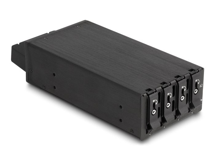 Delock 47126 Shelf Mobile Phone Bahía Delgada 4 X SSD M.2 NVMe With Connector Slim Sas SFF-8654 Slim