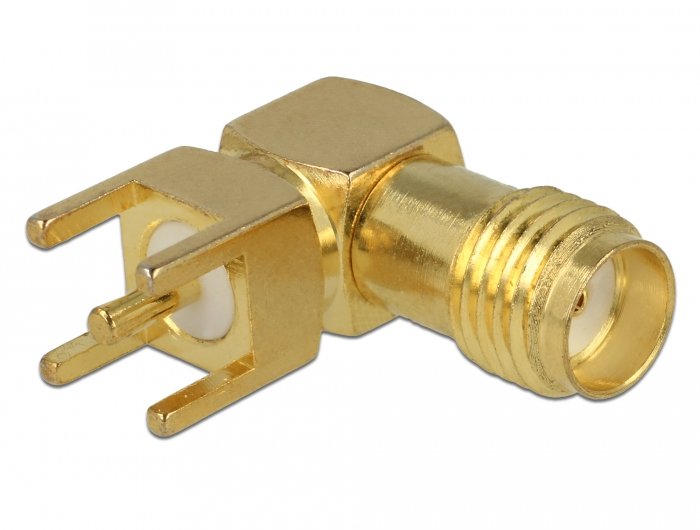 Delock Sma Connector Female 90 Pcb Gewindelnge 5MM