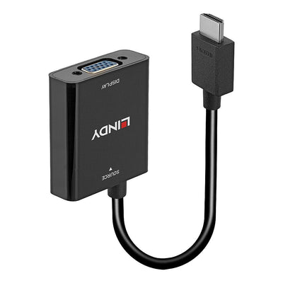 Lindy 38291 Adapter HDMI Type a Standard VGA (d-sub) Black — image 1