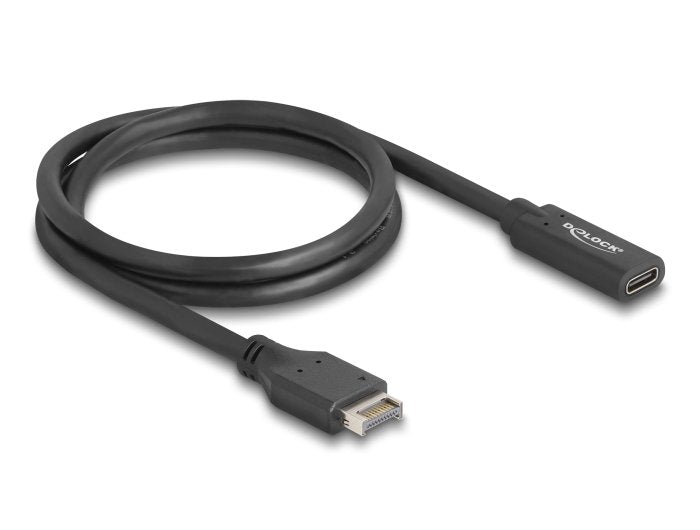 Delock 85666 USB Cable 10Gbps Key Tipo- And a 20 Pines Male a USB Type-c™ Female 70CM