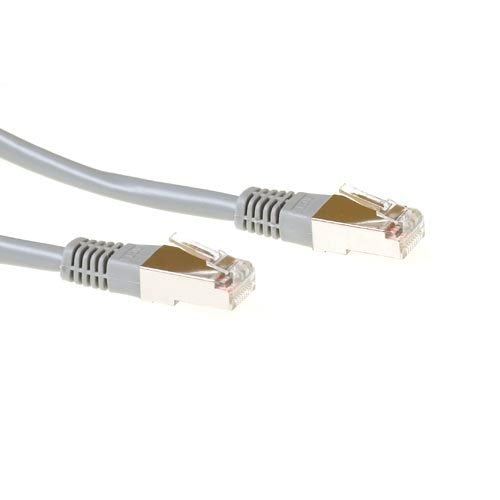 Grey 10 Meter F UTP CAT.5E Patch Cable With RJ45 Connectors
