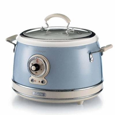 Ariete 290405 Arrocera Slow Cooker, Cocción a Steam Line Vintage, 3.5 L 650W, Blue Claro — image 1