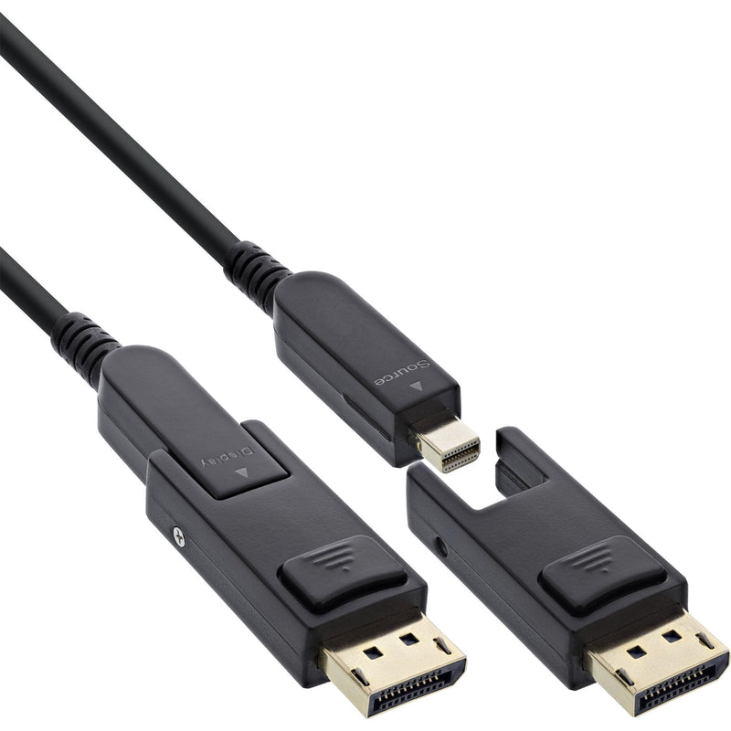Inline® DisplayPort 1.4 Aoc Cable 8K4K, DisplayPort Plug Detachable 50M
