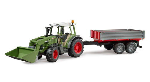 Bruder Fendt Vario 211 With Charger Front And Remolque Side Model Vehículo 4001702021825 — image 1