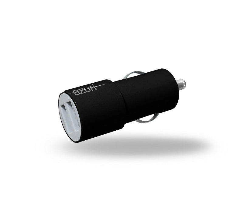 Azuri Car Charger With 2 USB Ports Black