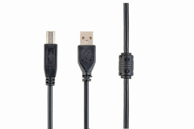 Gembird USB Cable 2.0A B M 1.8M M, Black — image 1