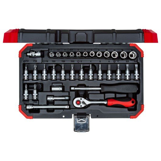 Gedore Set Of Keys Tubo 1/4, 33 Pieces