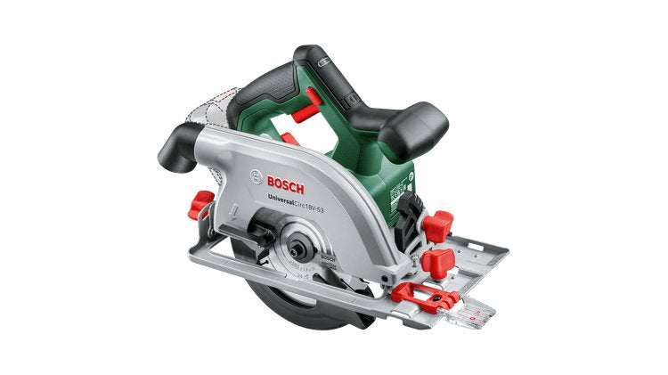 Bosch Saw Circular Manual Universalcirc 18V-53, 18VOLT Green/Black Battery Li-ion 2,5AH, Power For All Allianc