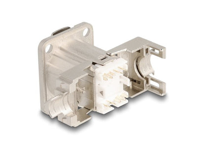 Delock 67064 Connector RJ45 Tipo-d Empotrado With Connection Lsa CAT.6A STP Metal — image 1