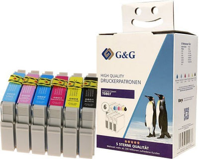 G&g Ink Epson T0807/ C13T080740 Vorteilpack — image 1