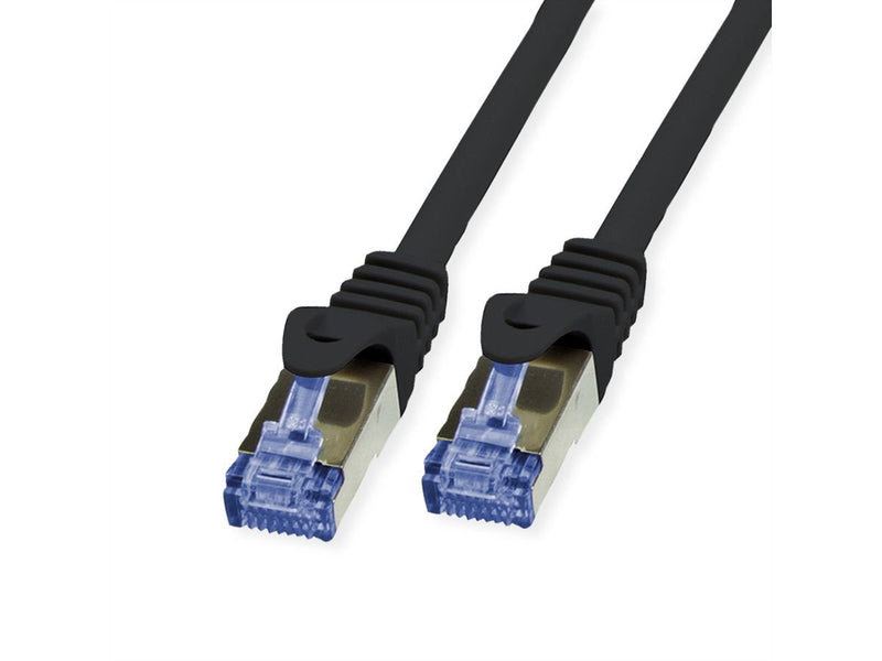 Value Outdoor Network Cable CAT.6A (class Ea) S FTP (pimf), Hilo Rígido, Lsoh, Black 30M