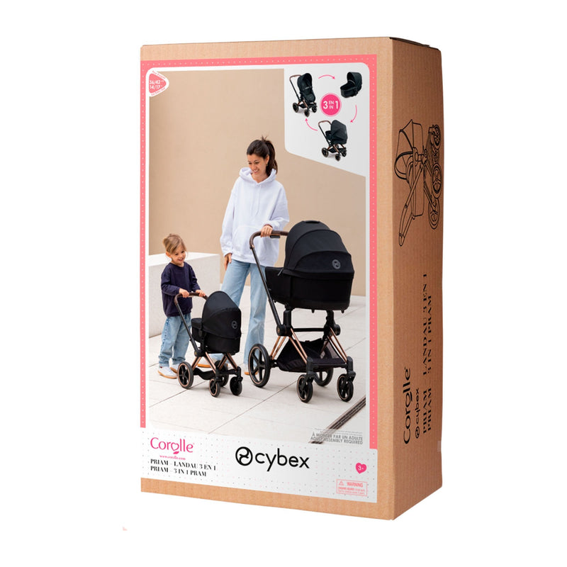 Simba-dickie Mon Grand Poupon 36-42CM Cybex Puppenwagen Black/Roségold) 9000142070