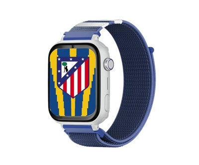Savefamily Watch Smart Kids Savewatch Plus Edition Atletico Madrid With GPS And Llamada - Strap Fabric Blue — image 1