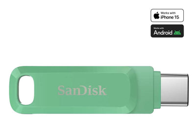 SanDisk Ultra Dual Drive Go Unit Flash USB 1TB USB 3.1 Gen 1 / USB-C Green Absenta — image 1