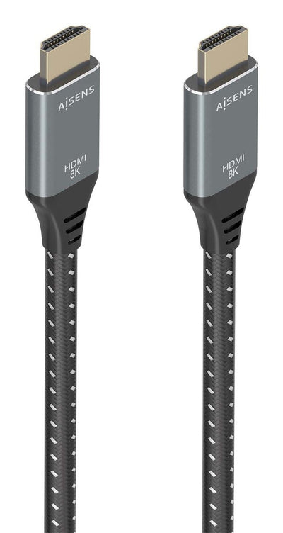 Aisens HDMI Cable V2.1 Ultra High Speed / Hec 8K@60HZ 48Gbps, a/m-a/M, Grey/Black 5.0M — image 1