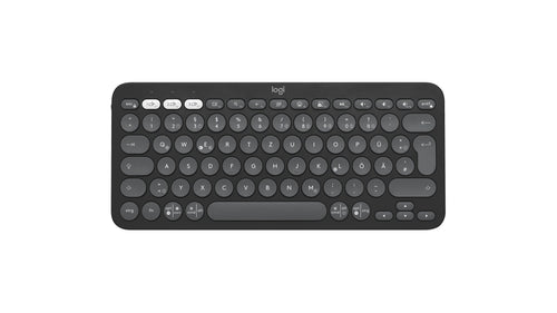 Logitech Keyboard German Pebble Keys 2 K380S RF Wireless + Bluetooth Qwertz Graphite — image 1